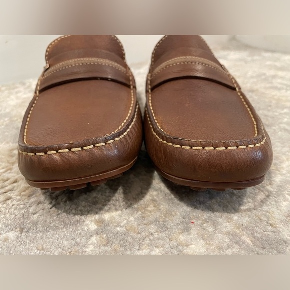 ECCO Men's Brown Genuine Leather Loafers Size 42 Like New Condition - Picture 5 of 9